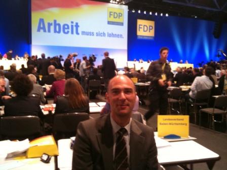Martin Müller auf dem 61. Bundesparteitag der FDP