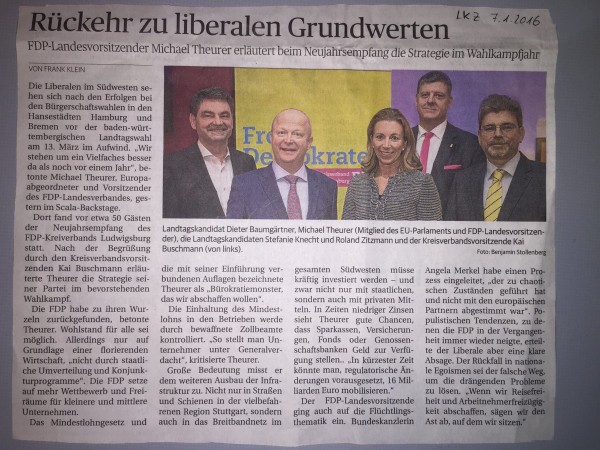 Ludwigsburger Kreiszeitung vom 07.01.2016