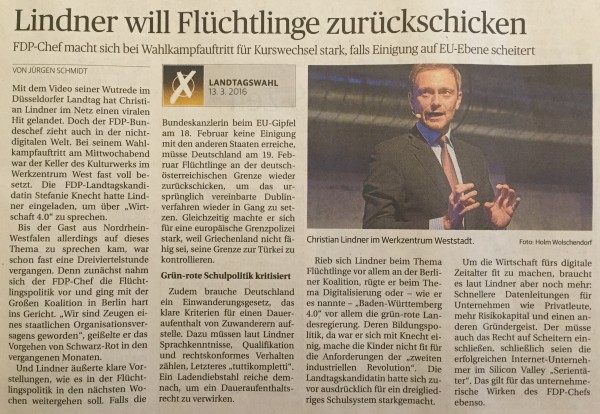 LKZ zum Besuch von Christian Lindner in Ludwigsburg