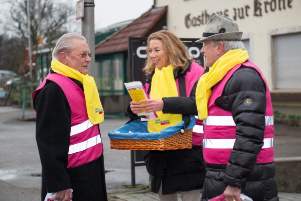 v.l.: Hans-Peter Stihl, Stefanie Knecht und Dr. Rüdiger Stihl