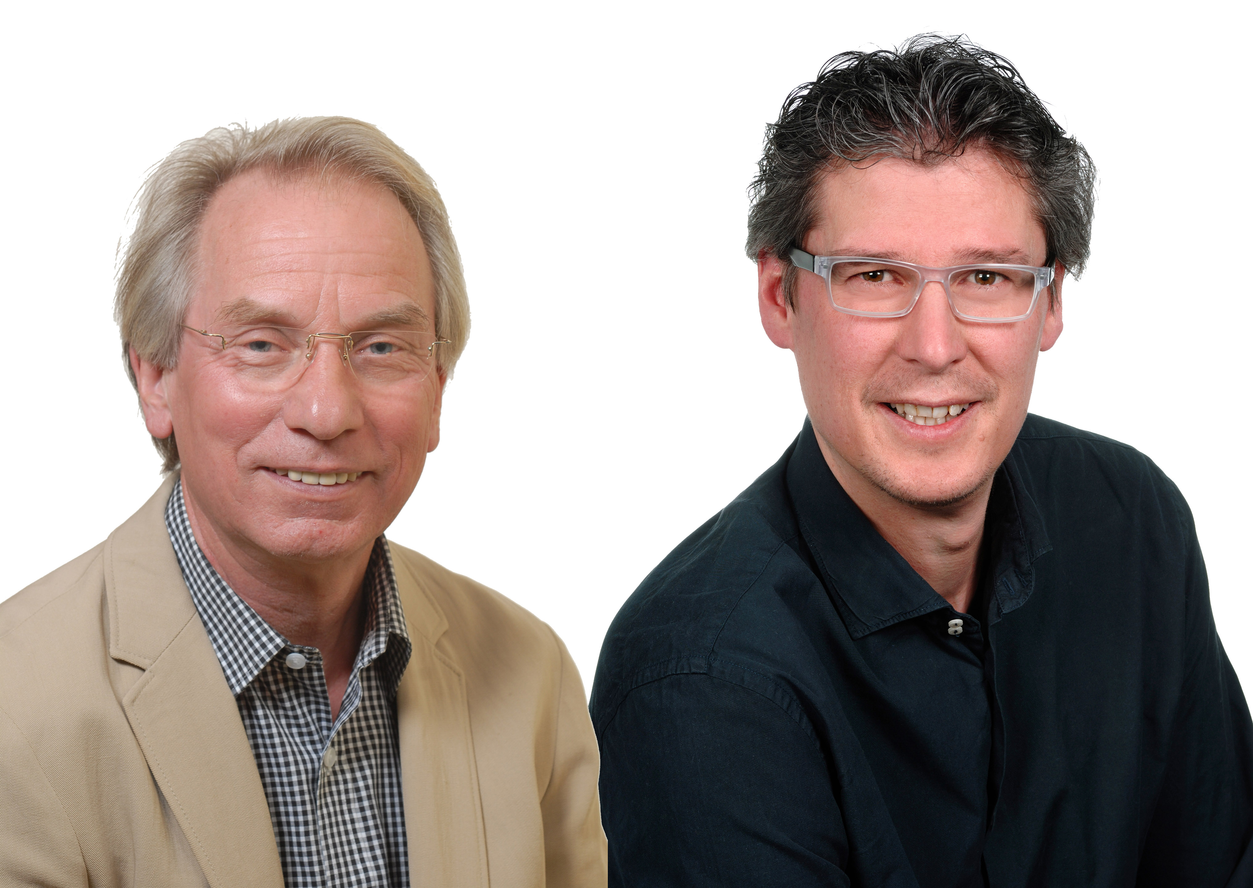 FDP-Stadträte Johann Heer (links) und Jochen Eisele