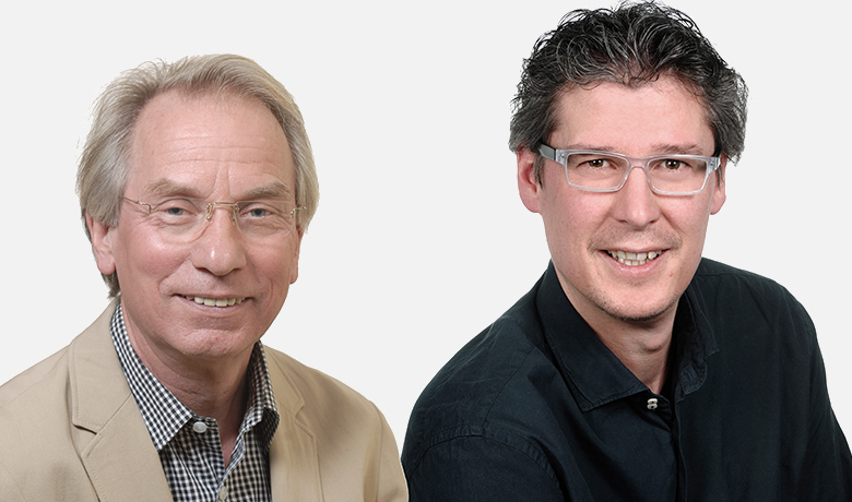 FDP Stadträte Johann Heer (links) und Jochen Eisele