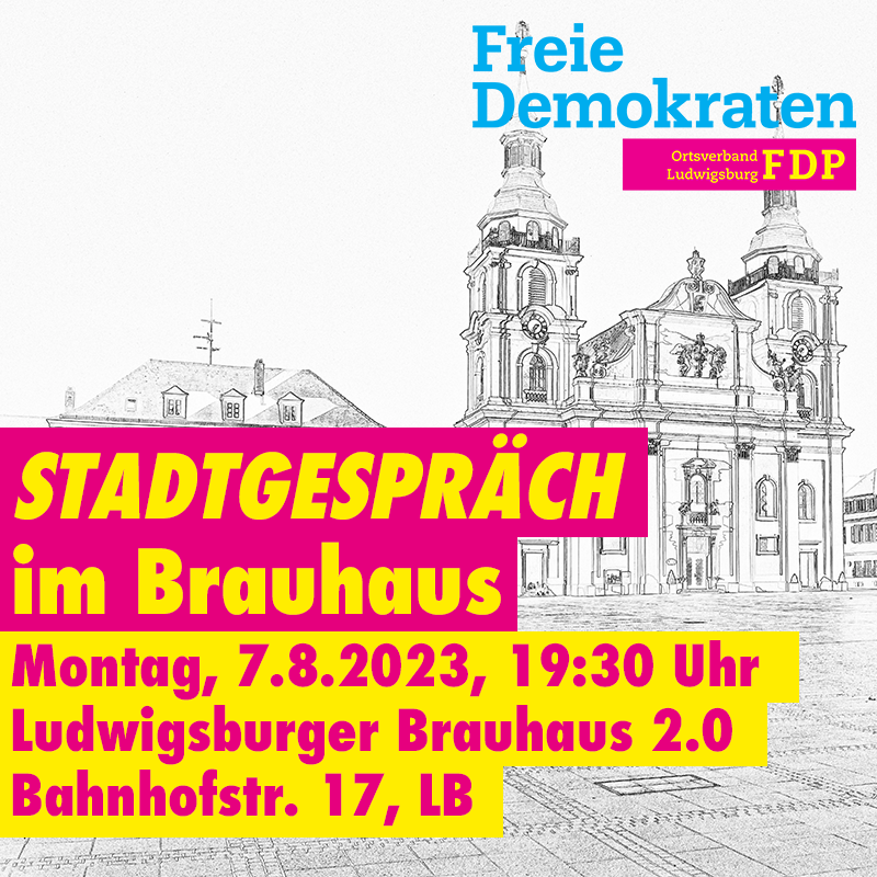 Stadtgespräch im Brauhaus 08/23